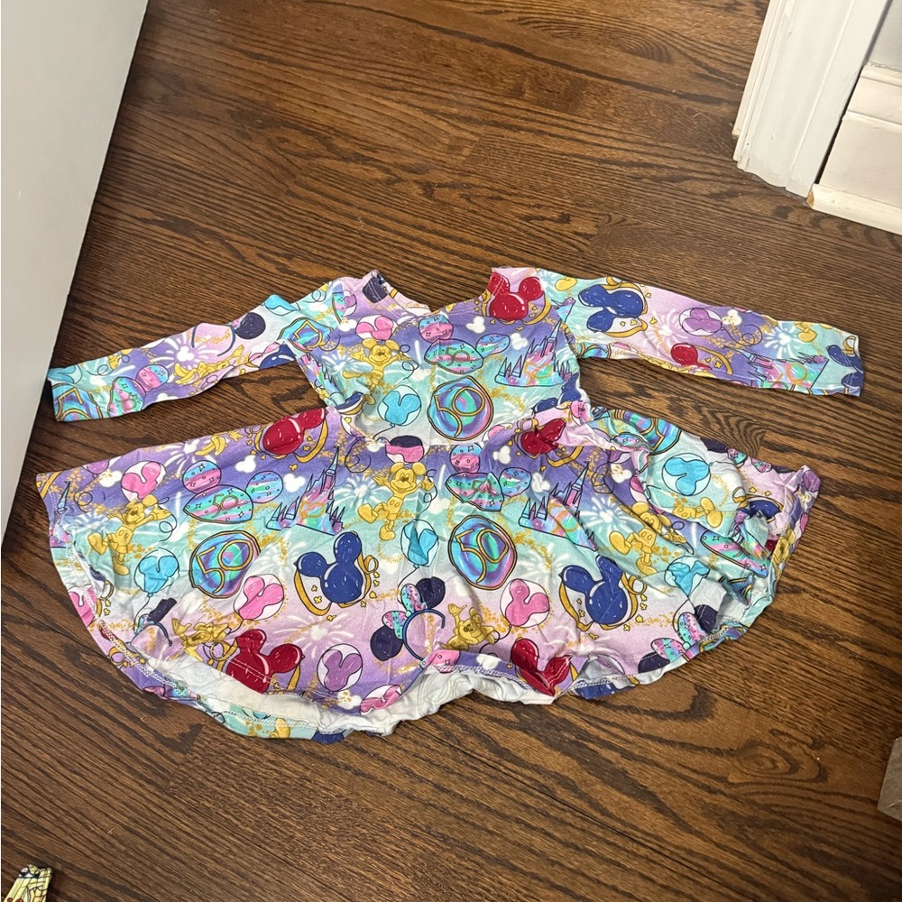 Sugar Kids Dress mickey Minnie Mouse Colorful